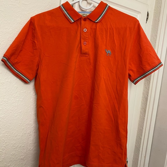 Orange XL Men’s Camel Polo - Picture 2 of 8
